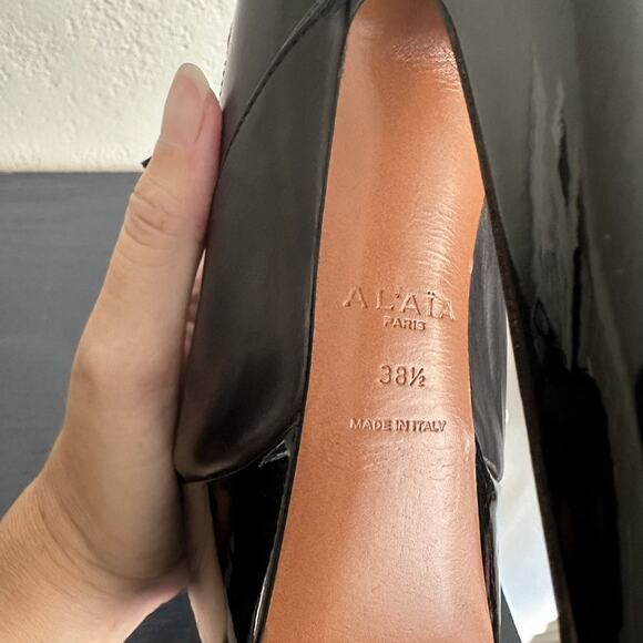 Seen on Victoria Beckham Alaïa Oxford Stiletto Booties EU 38.5 Black - Picture 3 of 12